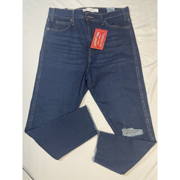 Levi Strauss Heritage High Rise Skinny Denim Women Jean's Size 14/ W32 NWT - Picture 1 of 12